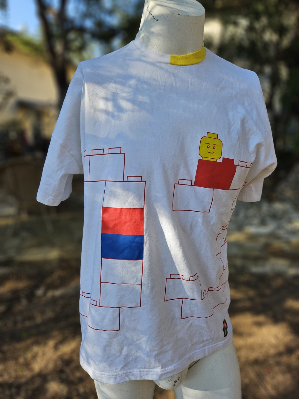 colourful adidas x LEGO® t-shirt relaxed White T Shirt XL